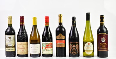 Lot 2858 - MIXED WINE; eight bottles of assorted wine...