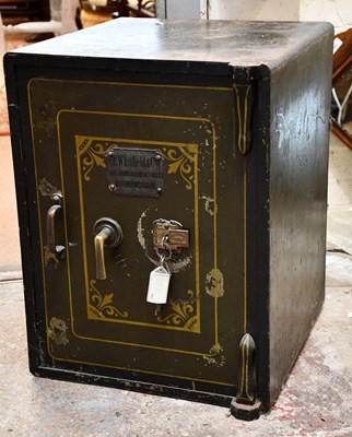 Lot 380 - A Victorian cast iron safe by F. Whitfield &...