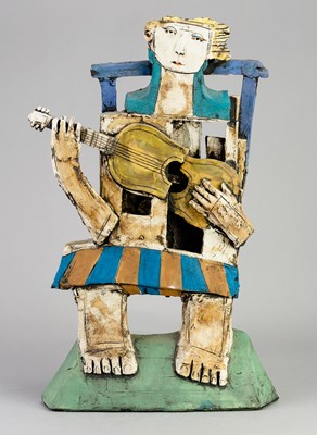 Lot 143 - CHRISTY KEENEY (born 1958); an earthenware...