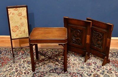 Lot 141 - A reproduction mahogany coffee table, height...