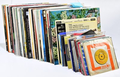 Lot 323 - A collection of vinyl records and singles...