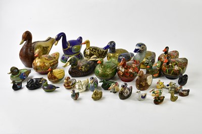 Lot 304 - A large collection of model ducks including...