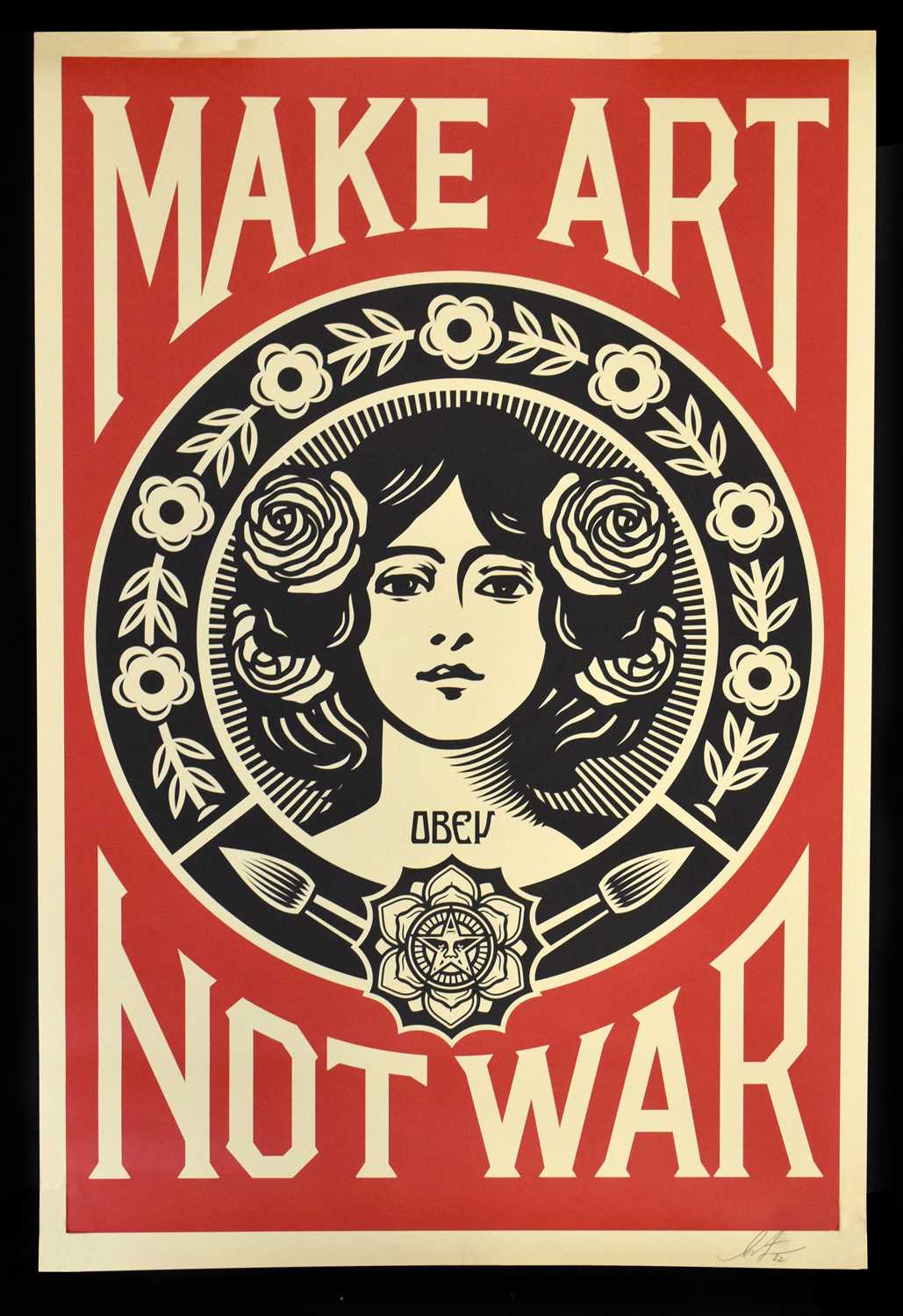 Lot 1182 - SHEPARD FAIREY (born 1970); pencil signed...