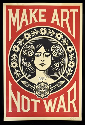 Lot 1182 - SHEPARD FAIREY (born 1970); pencil signed...