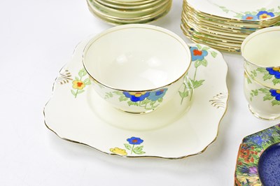 Lot 1326 - WILKINSON; four sandwich plates and an Art...