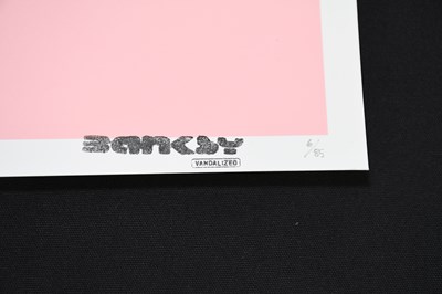 Lot 1195 - BANKSY (born 1974); giclee print on 308 museum...