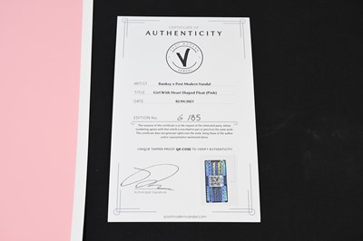 Lot 1195 - BANKSY (born 1974); giclee print on 308 museum...