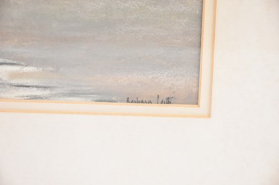 Lot 1550 - BARBARA LEITH; pair of pastels, landscape...