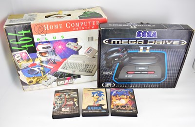 Lot 216 - SEGA; a boxed Megadrive II console with three...