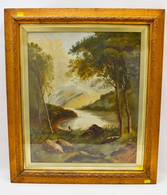 Lot 463 - UNATTRIBUTED; an Edwardian oil on canvas,...