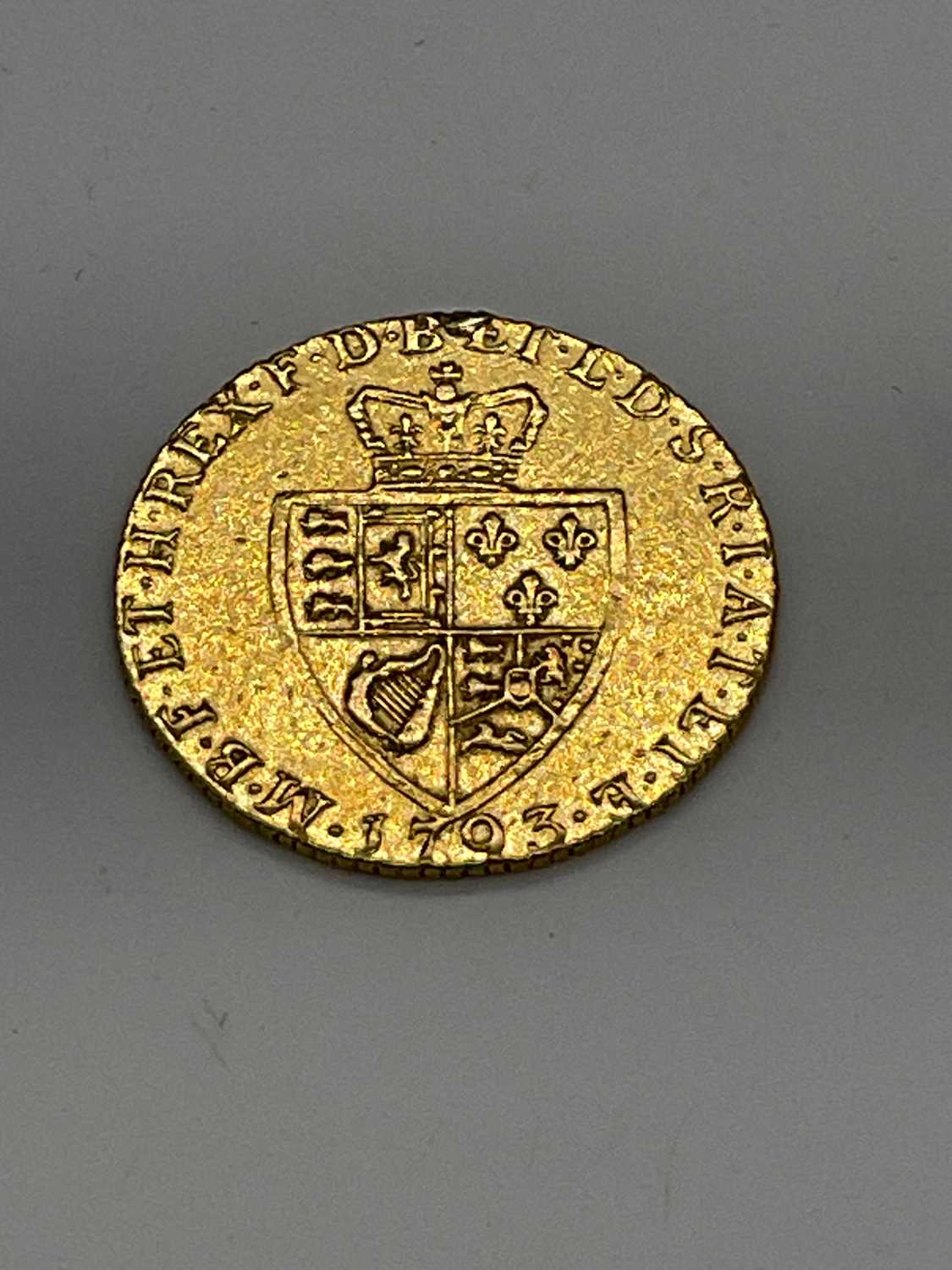 Lot 301 - A George III (1760-1820) 1793 spade shield