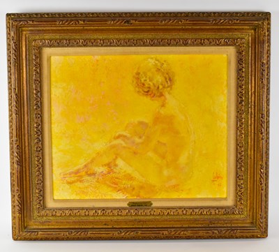 Lot 202 - LOUIS FABIEN (born 1924); 20th century oil on...