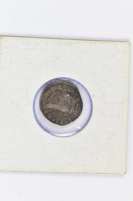 Lot 876 - A Charles I half groat and a Charles I quarter...