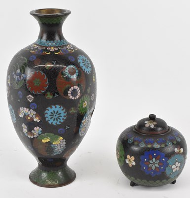 Lot 622 - A late 19th century Chinese cloisonné enamel...