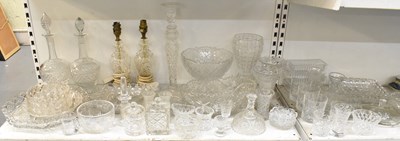 Lot 547 - A large quantity of crystal and cut glassware.