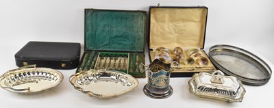 Lot 681 - A large quantity of silver plated items...