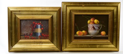 Lot 2542 - IAN PARKER (born 1955); two oils on board,...