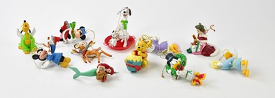 Lot 287 - DISNEY; a collection of Disney Christmas tree...