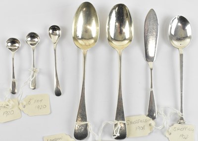 Lot 741 - Two Victorian hallmarked silver teaspoons, one...