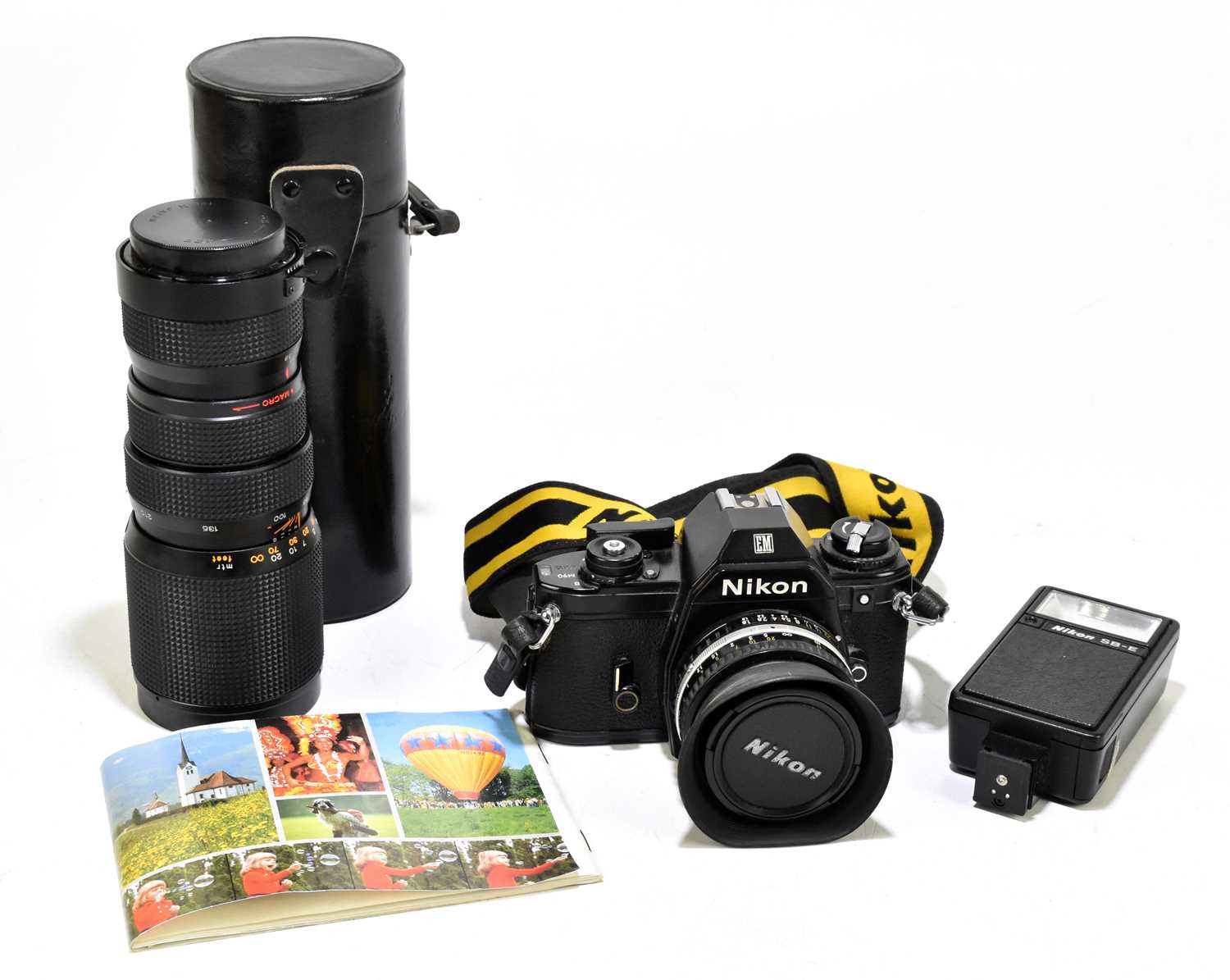 Lot 156 - NIKON; a EM camera, together with a Sun MC
