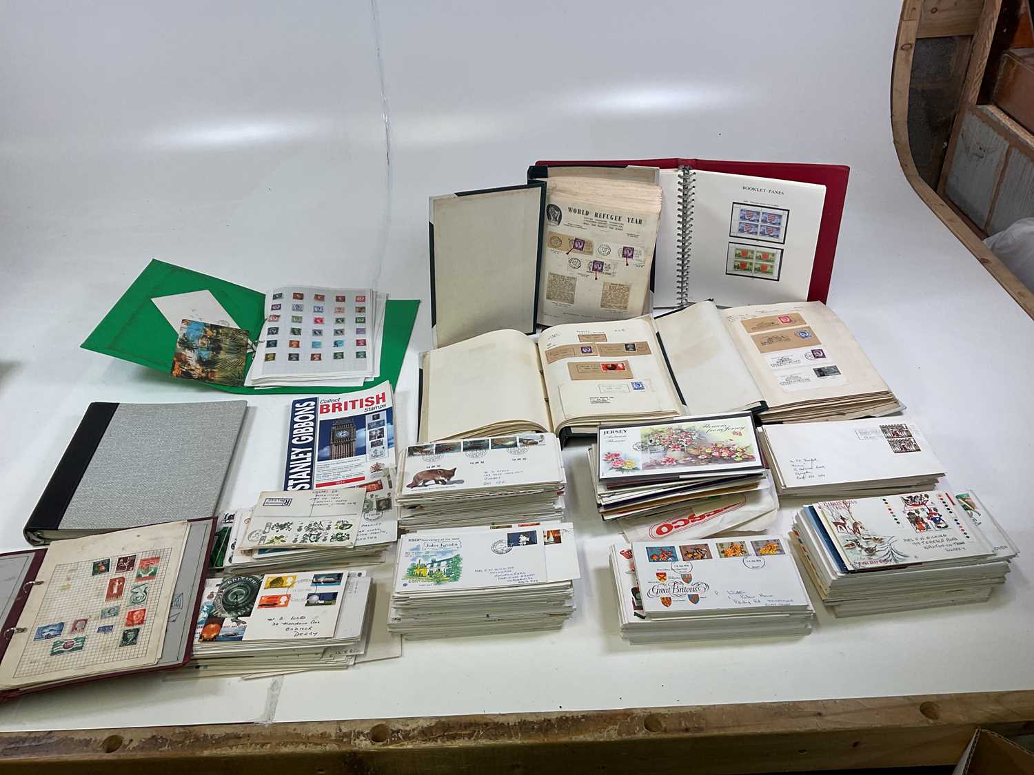 Lot 163 - Three albums of postal history from the 1960s,...