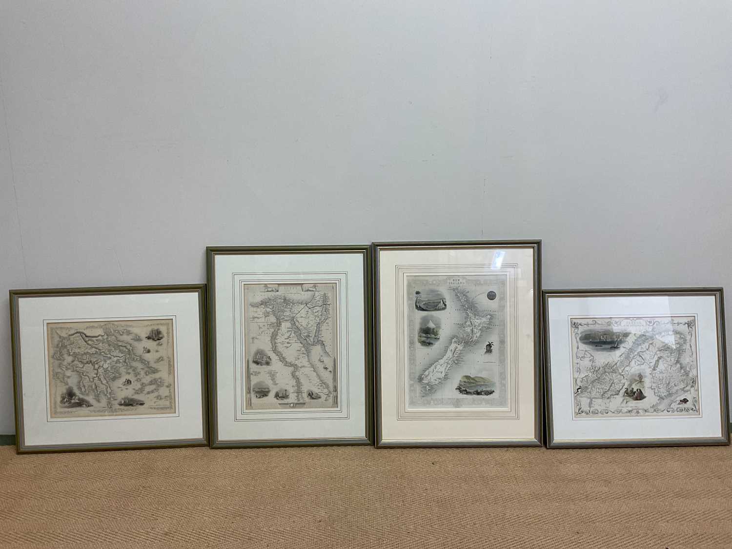 Lot 141 - J. B. ALLEN & J. RAPKIN; maps of Greece, 25 x...