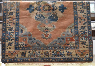 Lot 116 - A large Aberjan rug, with geometric design and...