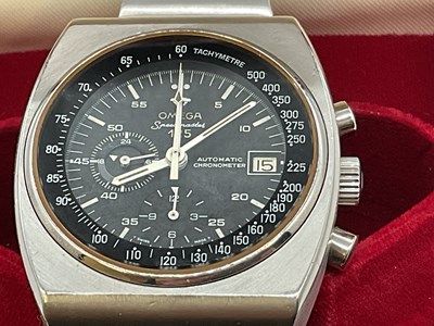 Lot 531 - OMEGA; a Speedmaster 125 chronograph automatic...