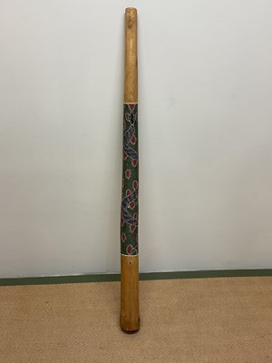 Lot 28 - A vintage Australian didgeridoo with...