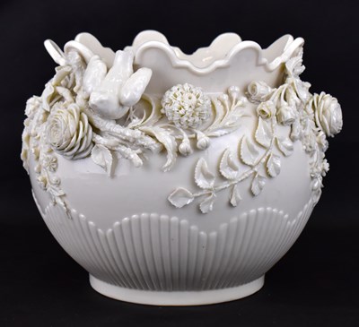 Lot 325 - BELLEEK; a late19th/early 20th century white...