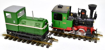 Lot 79 - LEHMANN; a G gauge locomotive 'LGB', together...