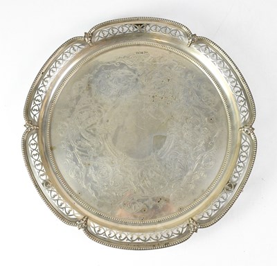 Lot 665 - WALKER & HALL; an Edwardian hallmarked silver...