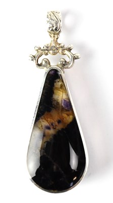 Lot 858 - DAVID SCOTT WALKER; a teardrop-shaped...