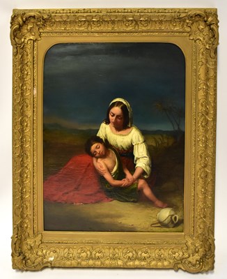 Lot 455 - WILLIAM COOPER (19th Century); oil on panel, a...