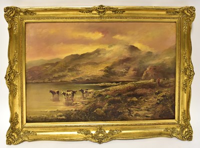 Lot 459 - J WILLIAMSON (19th century); oil on canvas,...