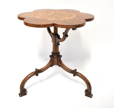 Lot 51 - A Victorian mahogany inlaid occasional table...