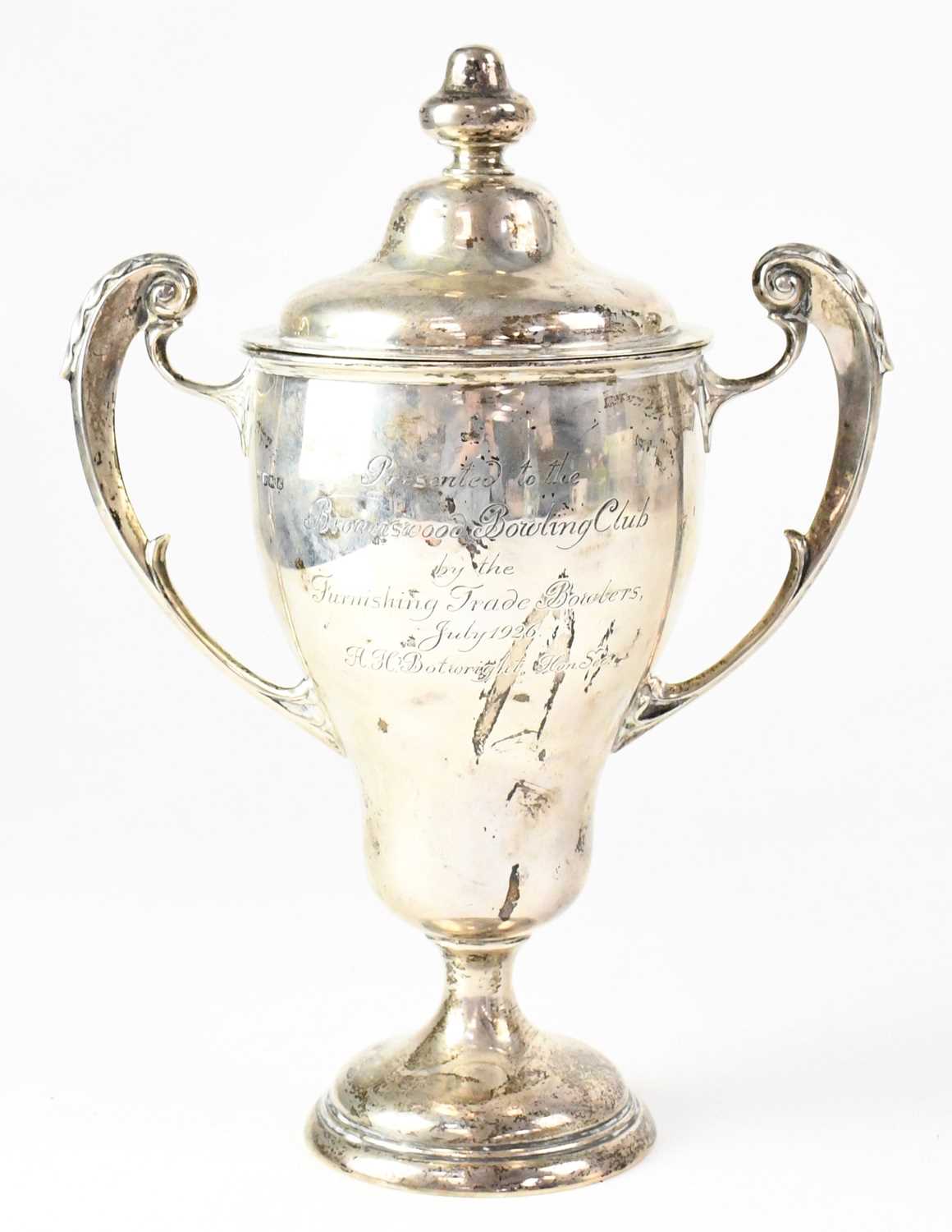 Lot 589 - JAMES DEACON & SONS; a George V hallmarked...