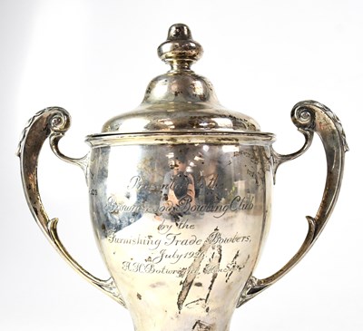Lot 589 - JAMES DEACON & SONS; a George V hallmarked...