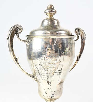 Lot 589 - JAMES DEACON & SONS; a George V hallmarked...