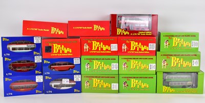 Lot 240 - BRITBUS; eighteen boxed diecast metal and...