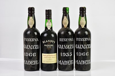 Lot 2805 - MADEIRA; four bottles comprising two bottles...