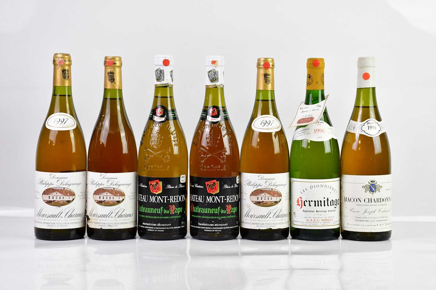 Lot 2867 - WHITE WINE; seven bottles of mixed white wine...