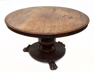 Lot 1615 - A William IV mahogany breakfast table, with...