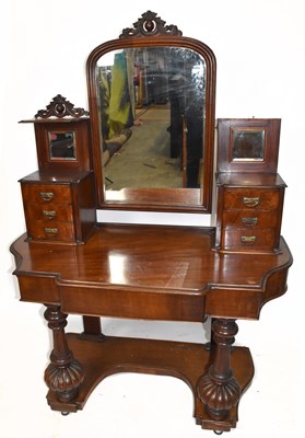 Lot 2913 - A Victorian mahogany Duchess type dressing...