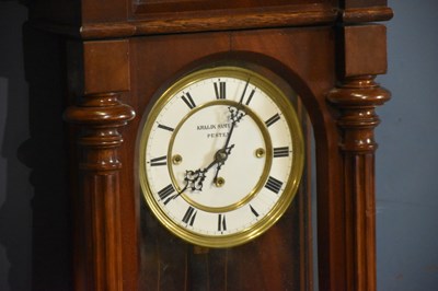 Lot 2025 - KRALIK SAMUEL PESTEN; a 19th century walnut...