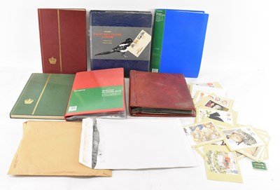 Lot 425 - Six albums of GB mint stamps and a few loose...