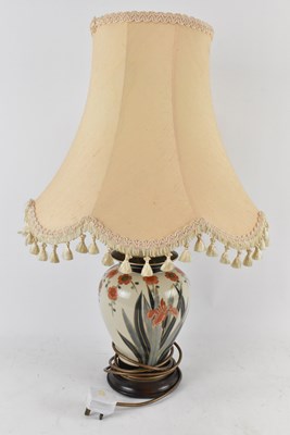 Lot 157 - A modern decorative floral decorated hand...