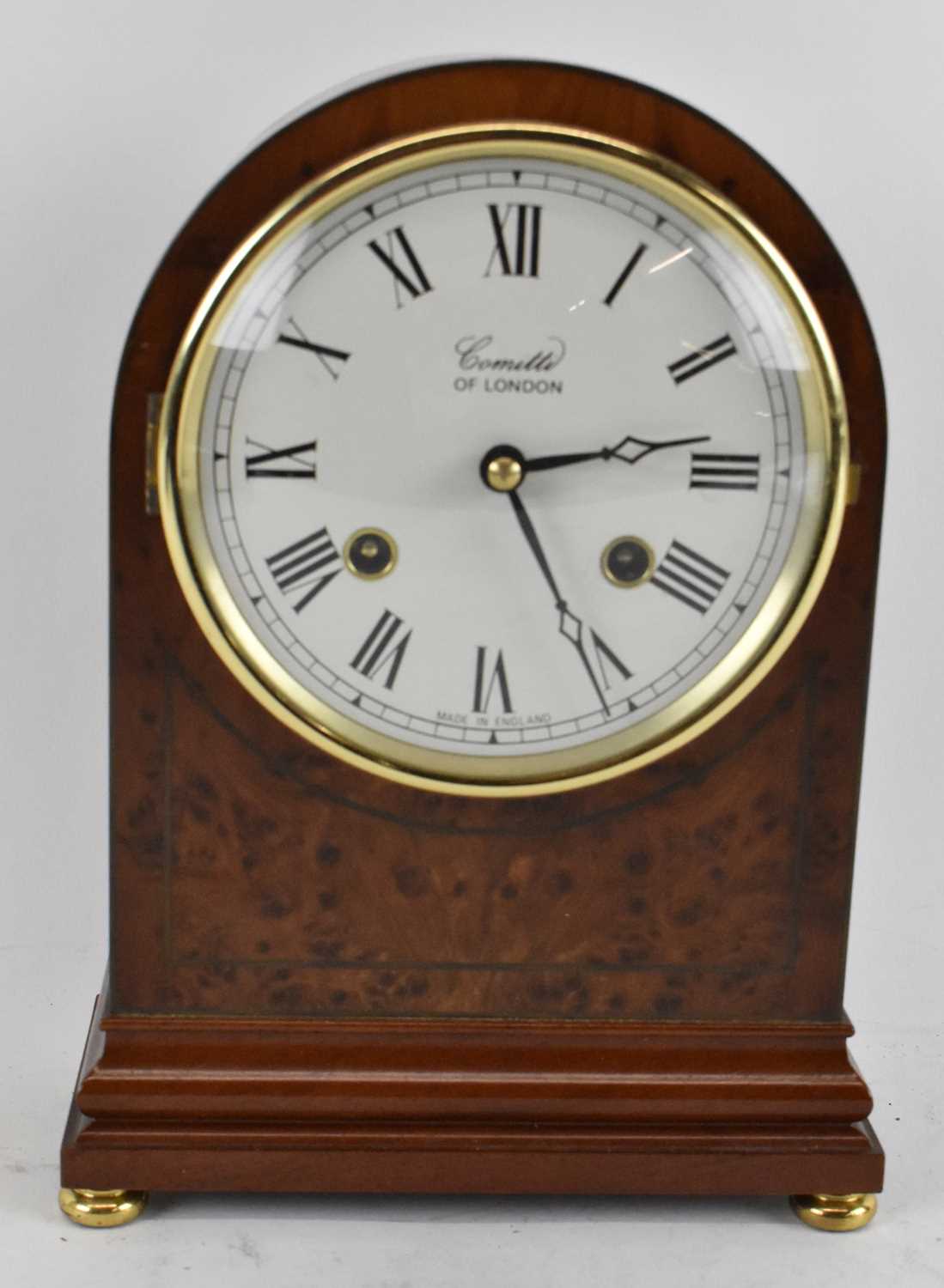 Lot 162 COMITTI OF LONDON; a modern mantel clock,