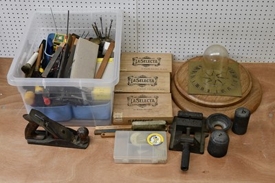 Lot 2042 - A large collection of clock parts, movements...