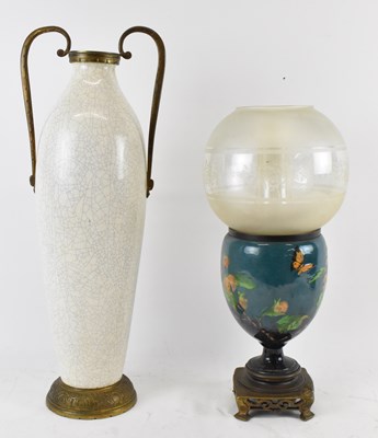 Lot 130 - An early 20th century porcelain hand painted...